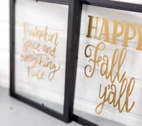 s 7 ways to fake custom hand lettered signs, Happy Fall Y all Sign