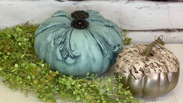 s 25 genius diy decorating ideas to try this fall, Clay Mold Pumpkins