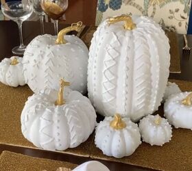 s 25 genius diy decorating ideas to try this fall, Sweater Pumpkin Centerpiece