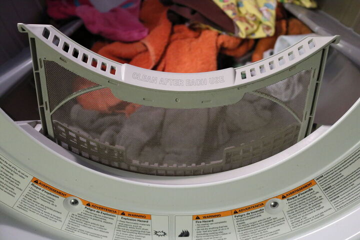 how to remove the lint trap housing on your dryer