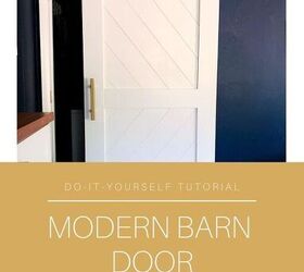 diy modern barn door in four easy steps