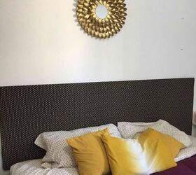 20 gorgeous headboards you can make in an afternoon, Craft an simple headboard out of your favorite fabric