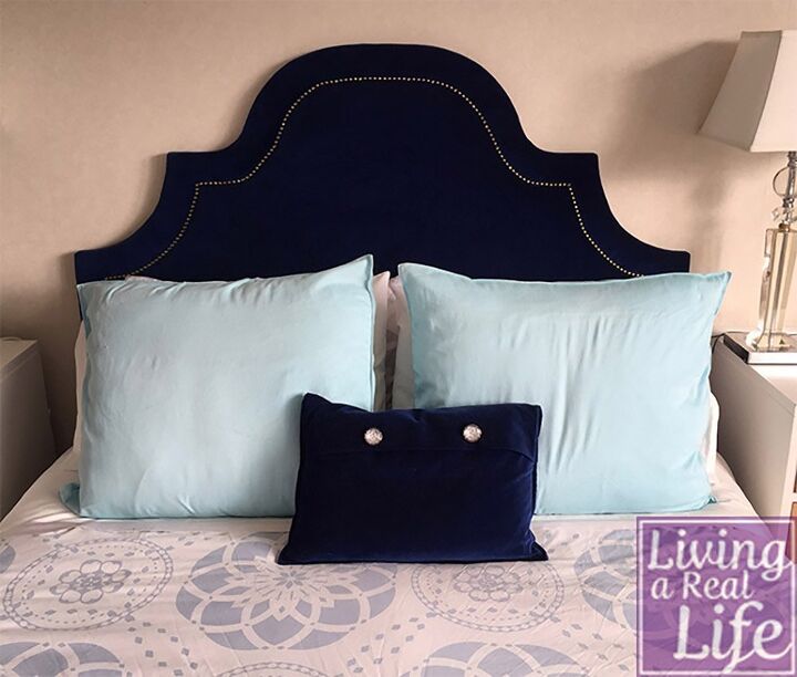 20 gorgeous headboards you can make in an afternoon, Go classic with an upholstered nailhead trimmed headboard