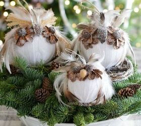 15 beautiful ways to use collected pine cones this season, Decorate your home with adorable owl ornaments