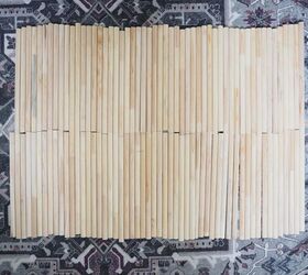 The $100 way to make your living room look amazing using a ton of dowels