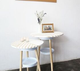 16 creative hacks to turn baskets and buckets into designer decor, Upcycle empty paint buckets into modern side tables