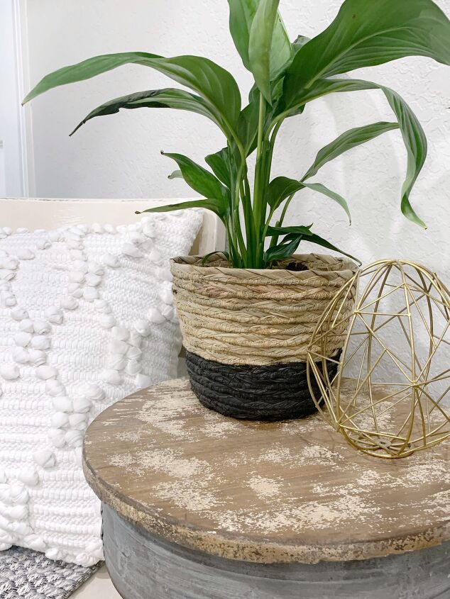 16 creative hacks to turn baskets and buckets into designer decor, Turn any basket into a modern planter in minutes