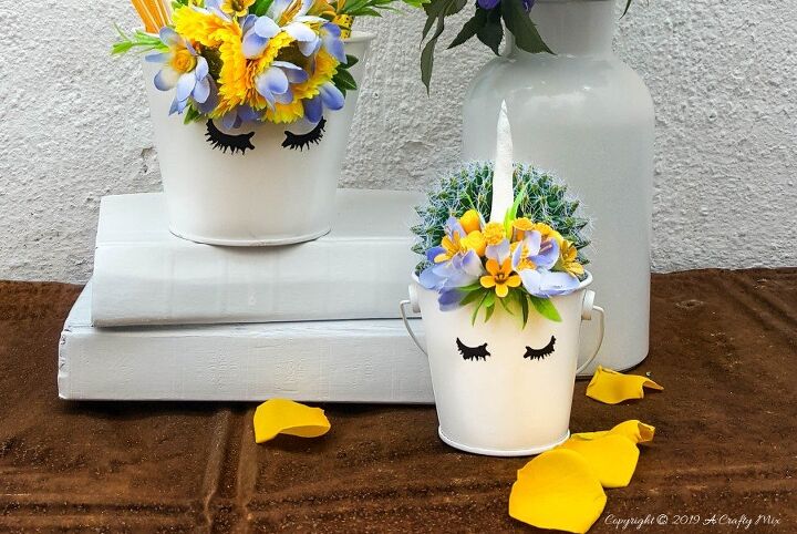 16 creative hacks to turn baskets and buckets into designer decor, Make a little girl s dream come true with these adorable unicorn buckets