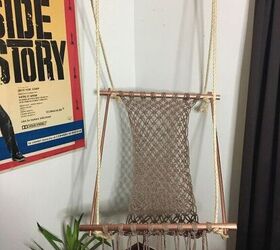 s 20 near brilliant ways to beautify your home using dowels, Knot yourself a boho style hanging macram chair
