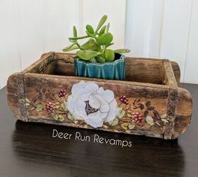 give an old brick mold a farmhouse makeover using transfers