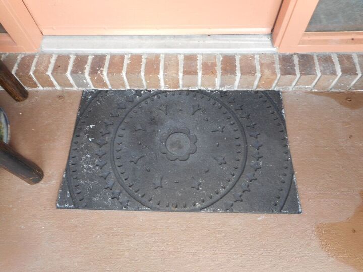 all color flaked off front door mat how to repaint