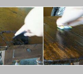 refinishing a dining table