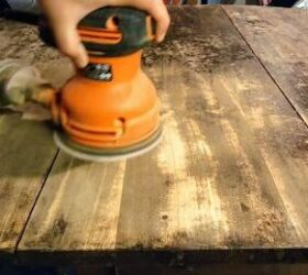 refinishing a dining table