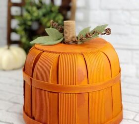 diy pumpkin bushel basket