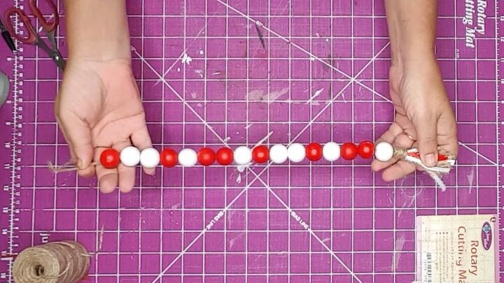 candy cane christmas garland