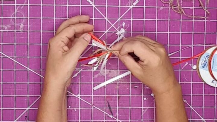 candy cane christmas garland