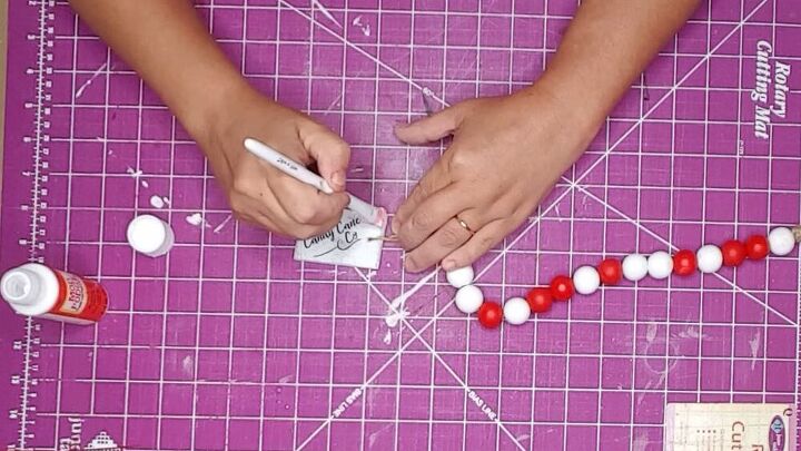 candy cane christmas garland