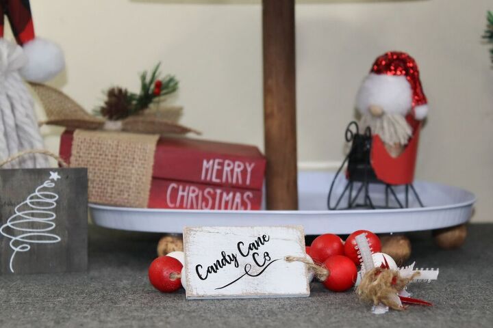 candy cane christmas garland