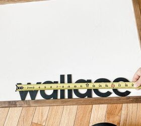 diy personalized name sign