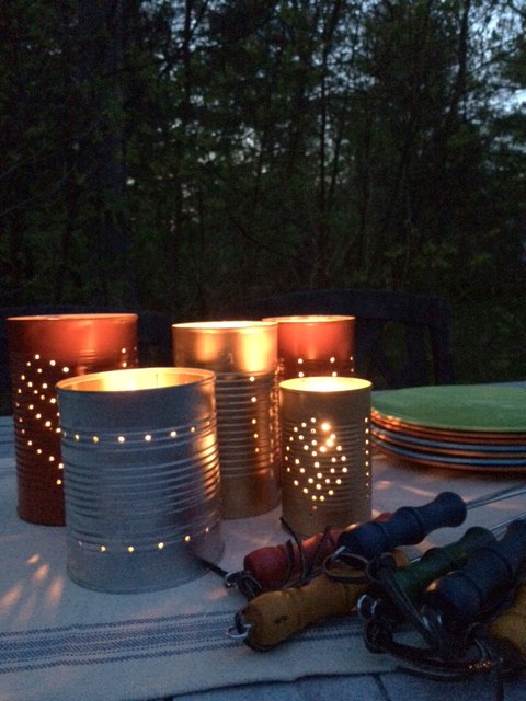 s 15 stunning lanterns that will give you a magazine perfect fall porch, Upcycle tin cans into industrial chic porch lanterns