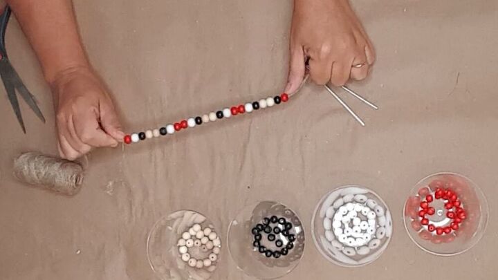 rae dunn inspired mini tiered tray garland