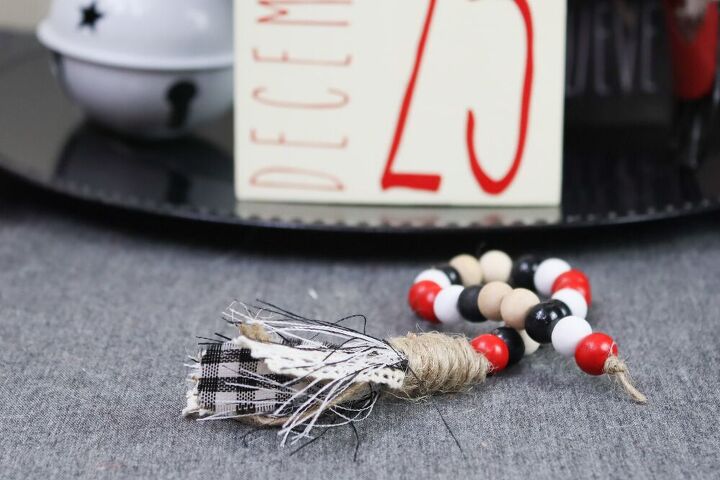 rae dunn inspired mini tiered tray garland