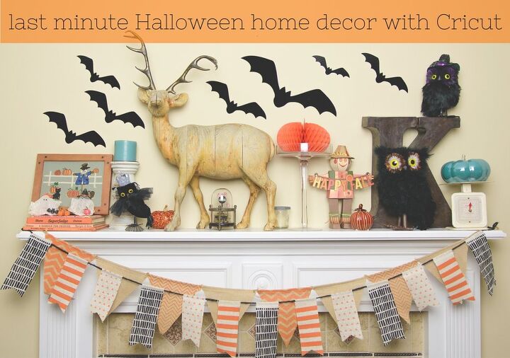 10 decoraciones de halloween fciles y baratas de ltima hora, Decoraci n de Halloween de ltima hora con Cricut