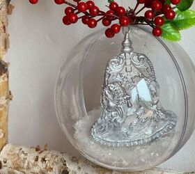 How to Make DIY Clear Christmas Ornaments Filled With Festive Items