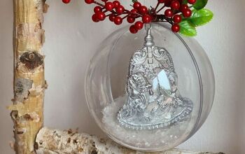 How to Make DIY Clear Christmas Ornaments Filled With Festive Items
