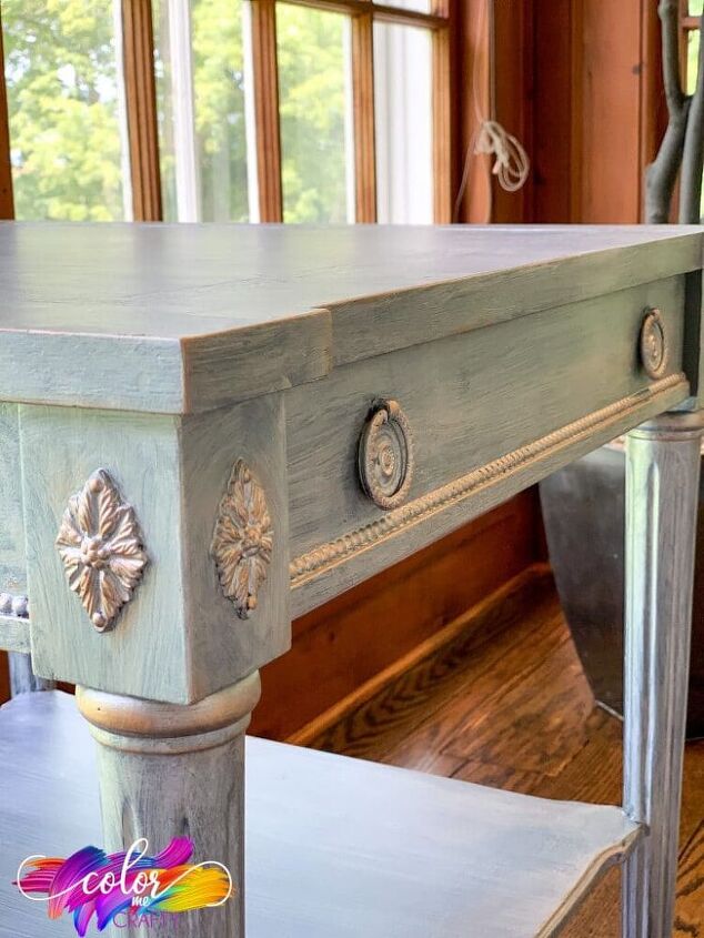 how to restore old wood accent table