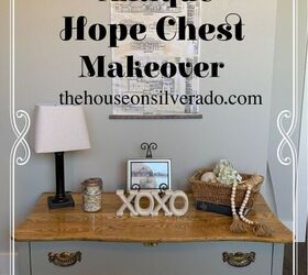 antique hope chest makeover