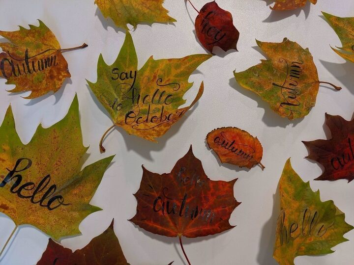 20 maneras ingeniosas de utilizar las hojas cadas esta temporada, Decoraci n oto al para el hogar