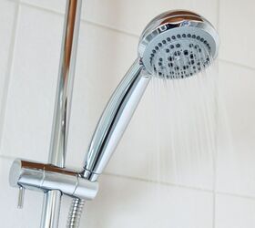 s 10 ideas that ll make cleaning your bathroom way more fun, Get rid of shower head buildup with easy natural methods