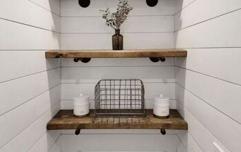  Renovação DIY - Espaço de banheiro pequeno estilo fazenda moderna