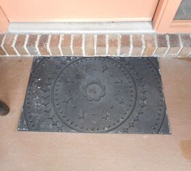 Here's a genius way to upgrade old, weathered door mats