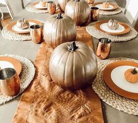 how to make an easy fall centerpiece with pumpkins