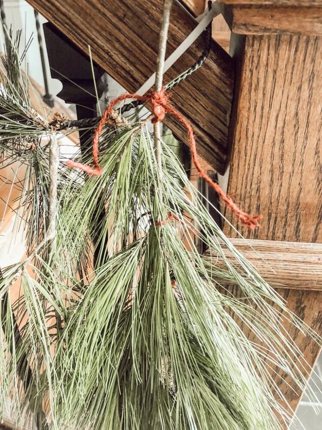 diy christmas garland using real branches