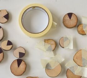 how to make a wood slice wreath