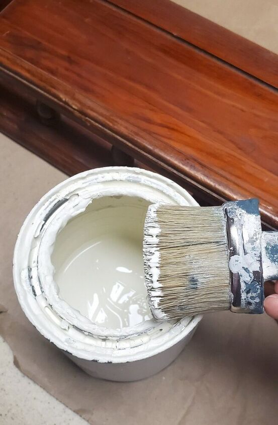 diy faux chippy paint look using vaseline