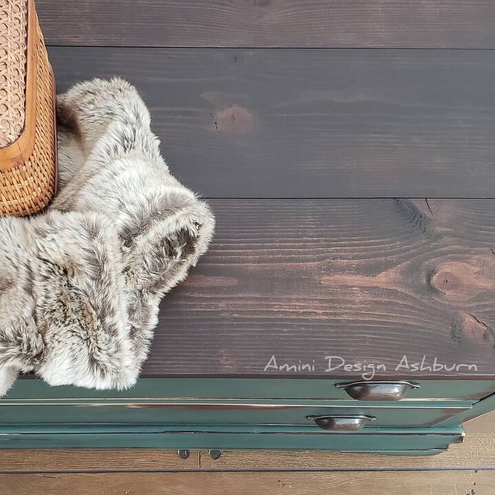 lake house storage bench