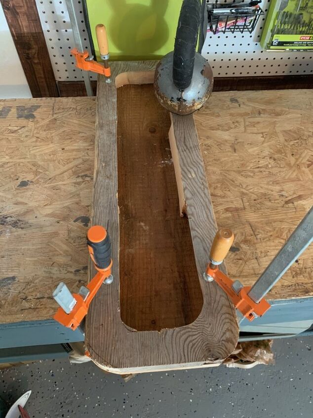 tigela de madeira simples para a massa que voc mesmo pode construir