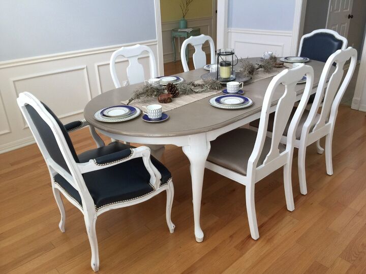 15 formas creativas de renovar tu vieja mesa de comedor, DIY mesa de comedor Makeover con Annie Sloan Chalk Paint