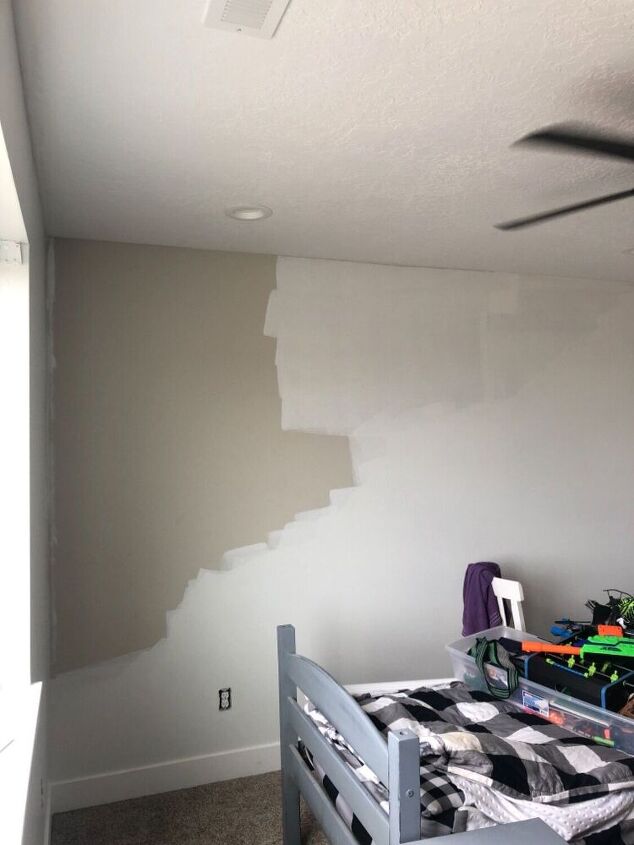 easiest accent wall ever