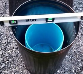 Stick a bucket in a trash can for this brilliant outdoor hack