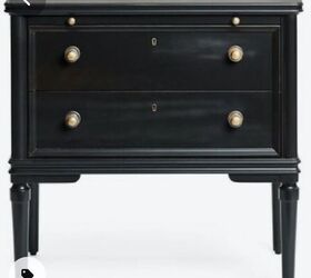 Black 2024 antique nightstand