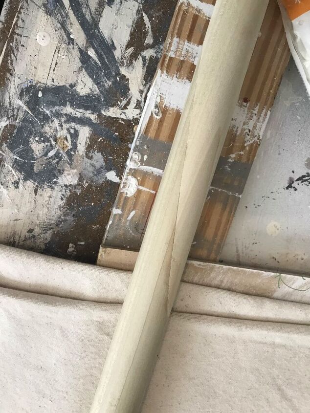 how to make your own long curtain rods for cheap