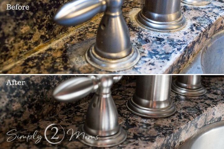 Remove Hard Water Stains From Granite, How To Remove Mineral Deposits From Granite Countertops