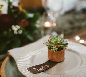 s 16 sweet mini planters that will liven up your bookshelves, Upcycle copper pipe caps into tiny succulent planters