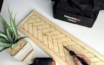 Como fazer um padrão de espinha de peixe de madeira com MakerX