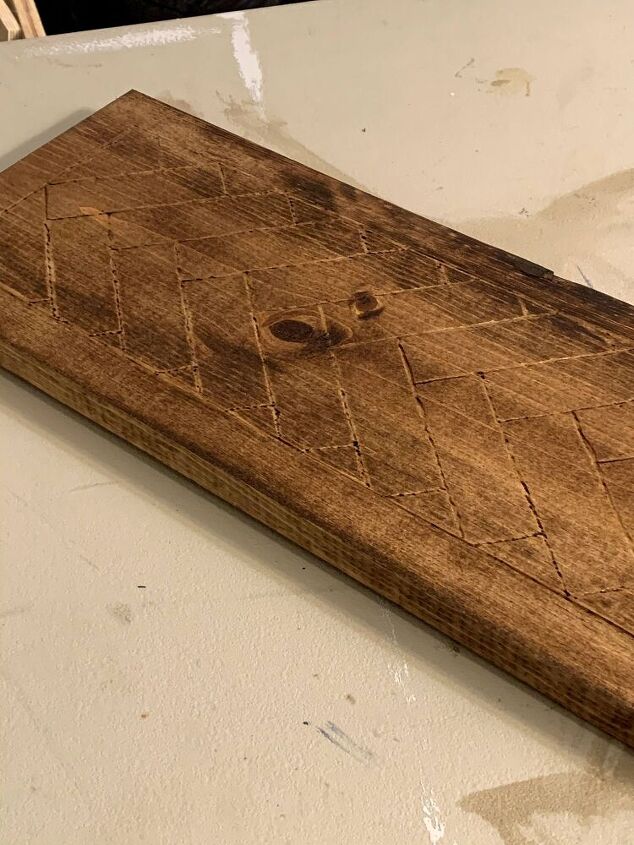 como fazer um padro de espinha de peixe de madeira com makerx